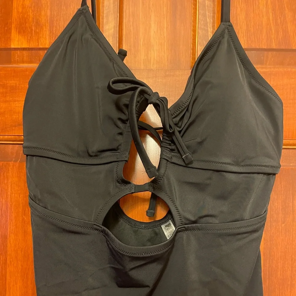 PINK Victoria's Secret Black One Piece Swimwear - Picture 2 of 12